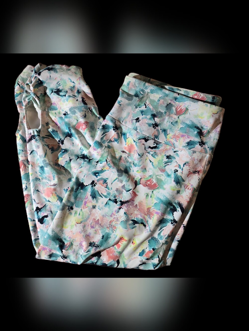 RBX Women's PlusSize Abstract Floral Print High-Rise Athletic Leggings-3x (NWOT) - Picture 4 of 8